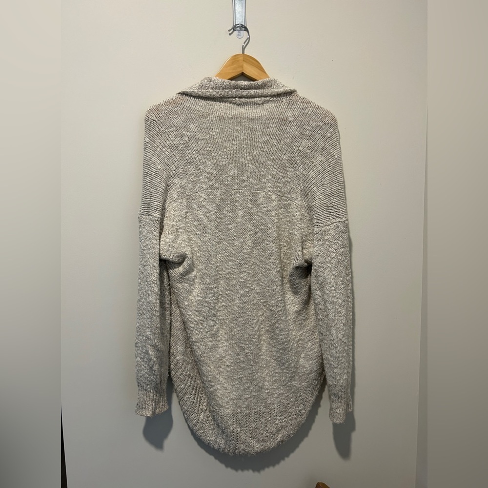 ARITZIA Babaton Linen Blend Cream Color Cocoon Open Front Sweater Size Xsmall - Picture 7 of 7
